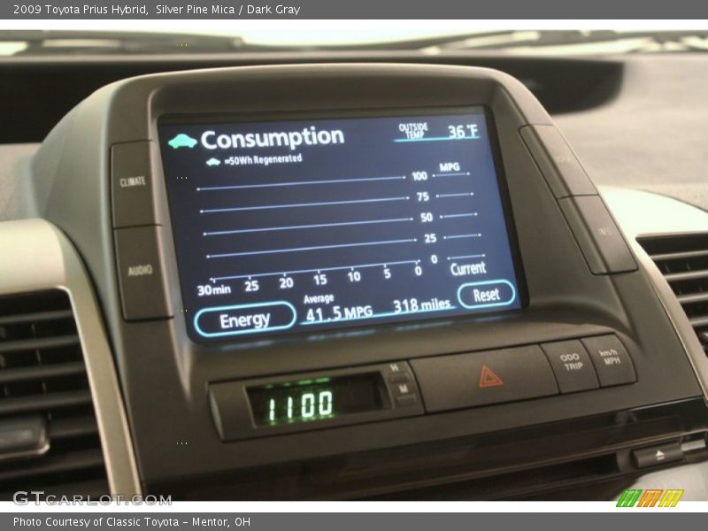 Silver Pine Mica / Dark Gray 2009 Toyota Prius Hybrid