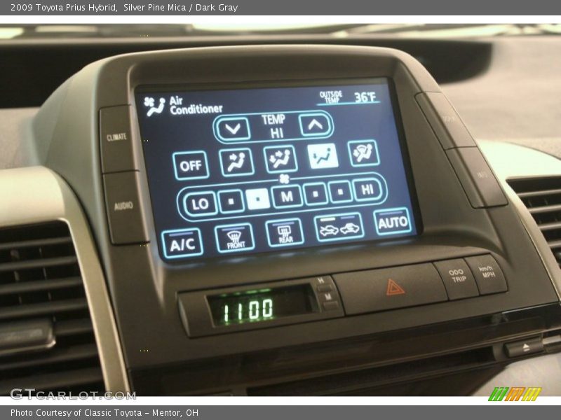 Silver Pine Mica / Dark Gray 2009 Toyota Prius Hybrid