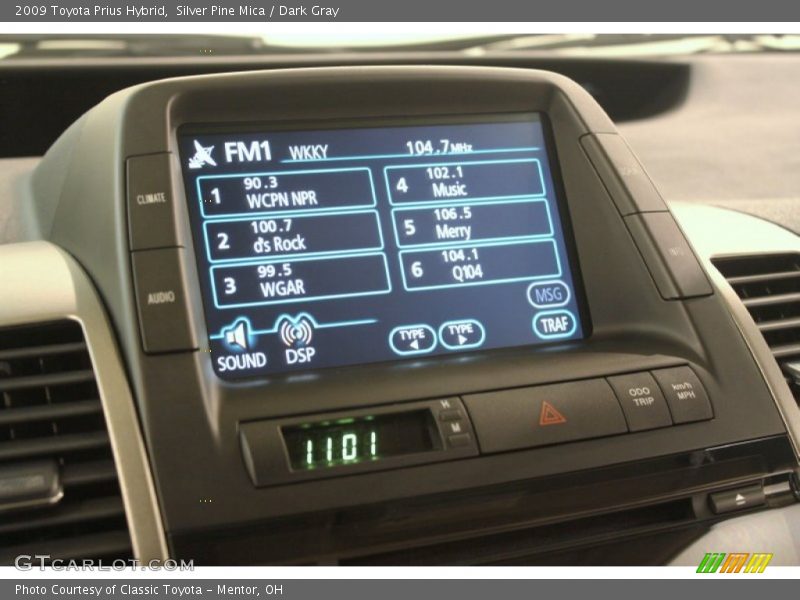 Silver Pine Mica / Dark Gray 2009 Toyota Prius Hybrid