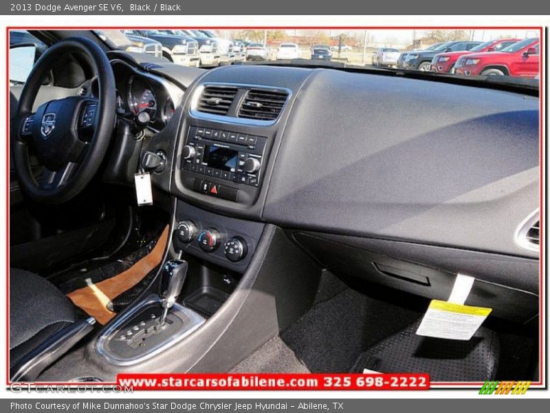 Black / Black 2013 Dodge Avenger SE V6