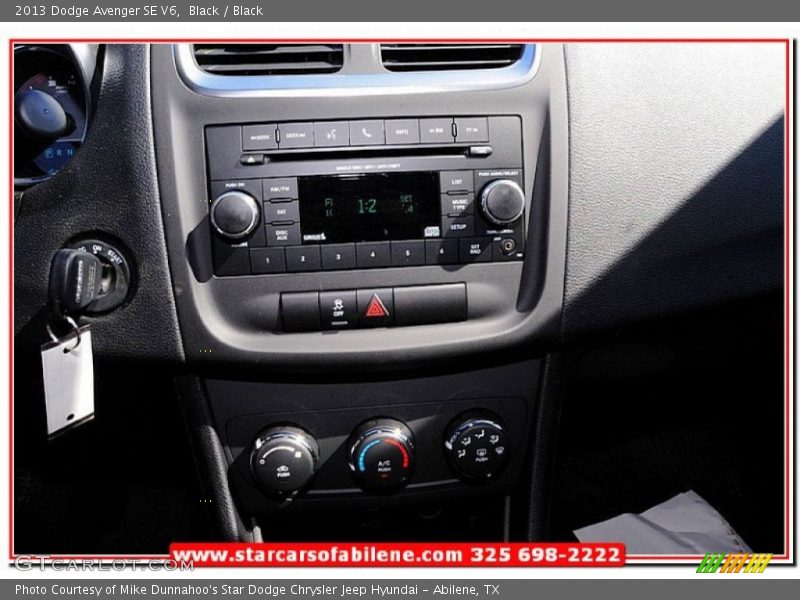 Black / Black 2013 Dodge Avenger SE V6