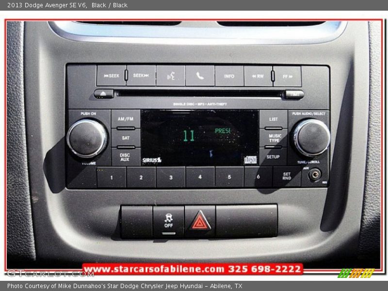 Black / Black 2013 Dodge Avenger SE V6