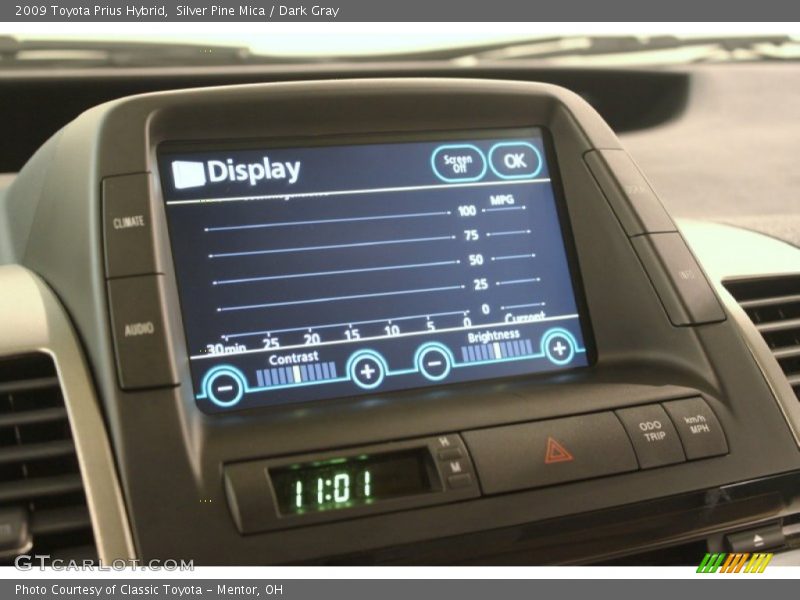 Silver Pine Mica / Dark Gray 2009 Toyota Prius Hybrid