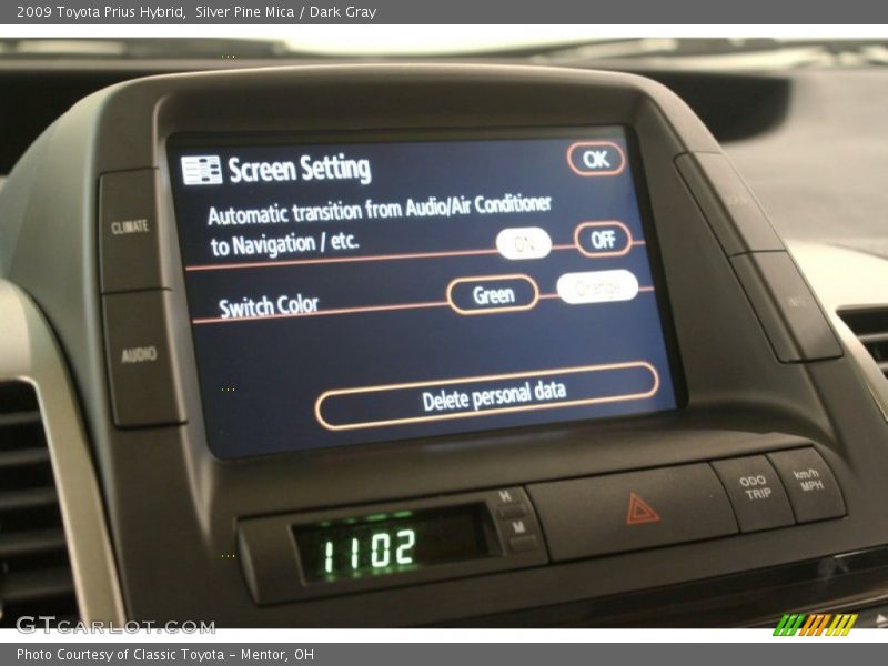 Silver Pine Mica / Dark Gray 2009 Toyota Prius Hybrid