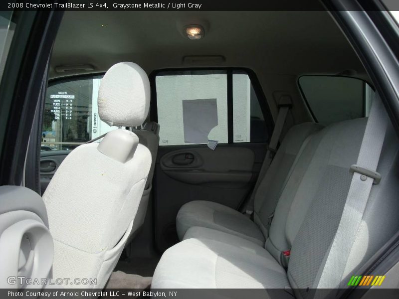 Graystone Metallic / Light Gray 2008 Chevrolet TrailBlazer LS 4x4