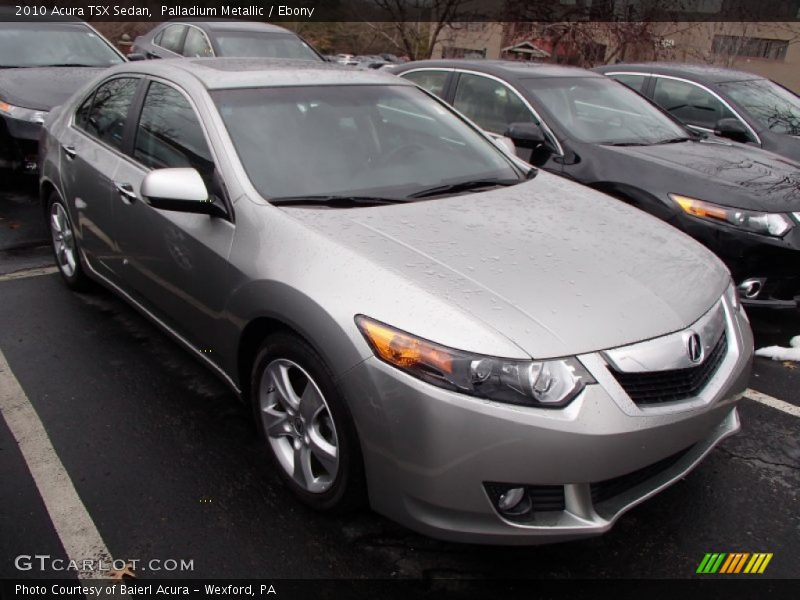 Palladium Metallic / Ebony 2010 Acura TSX Sedan