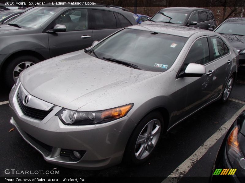 Palladium Metallic / Ebony 2010 Acura TSX Sedan