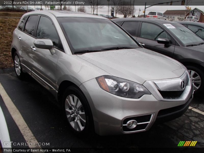 Palladium Metallic / Ebony 2012 Acura RDX SH-AWD