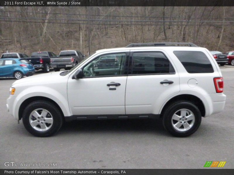 White Suede / Stone 2011 Ford Escape XLT