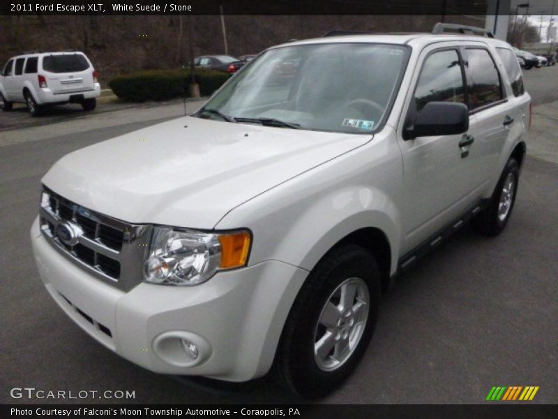 White Suede / Stone 2011 Ford Escape XLT