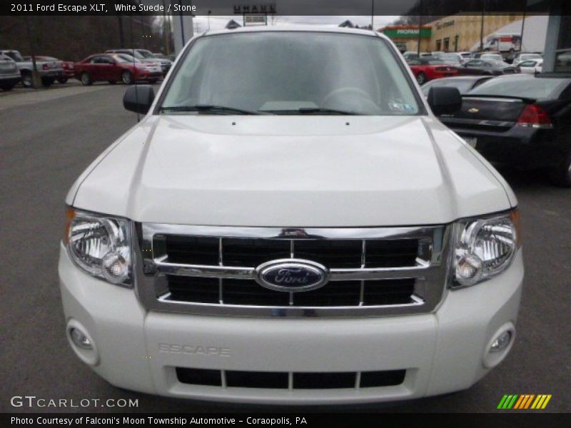 White Suede / Stone 2011 Ford Escape XLT