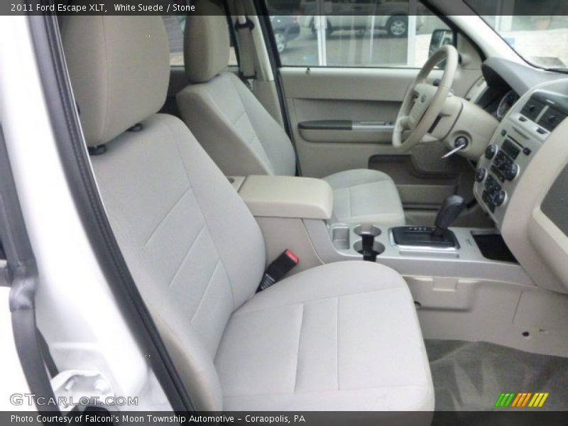 White Suede / Stone 2011 Ford Escape XLT