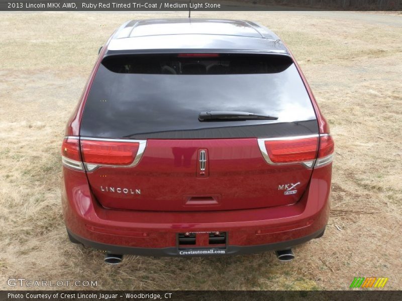 Ruby Red Tinted Tri-Coat / Medium Light Stone 2013 Lincoln MKX AWD