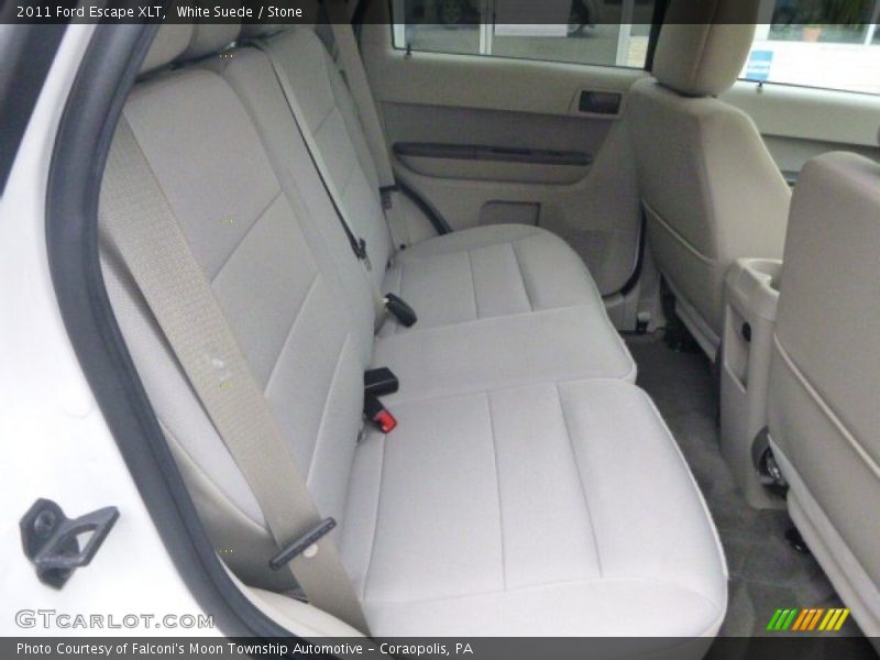 White Suede / Stone 2011 Ford Escape XLT