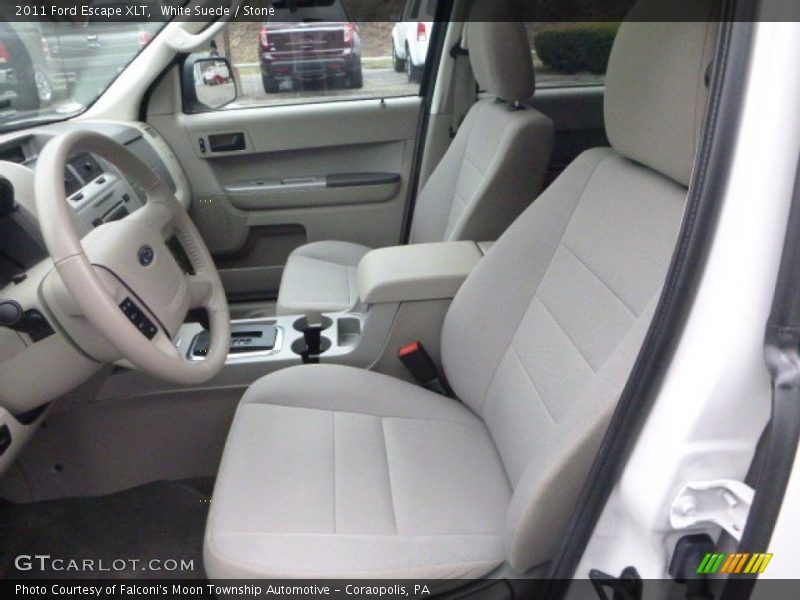 White Suede / Stone 2011 Ford Escape XLT