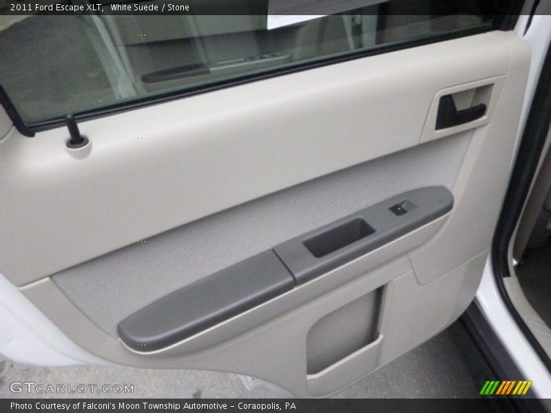 White Suede / Stone 2011 Ford Escape XLT