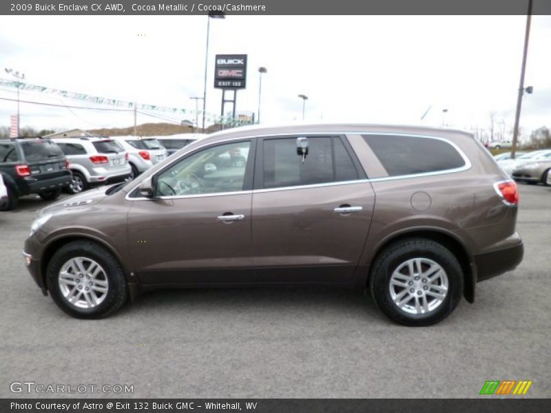 Cocoa Metallic / Cocoa/Cashmere 2009 Buick Enclave CX AWD