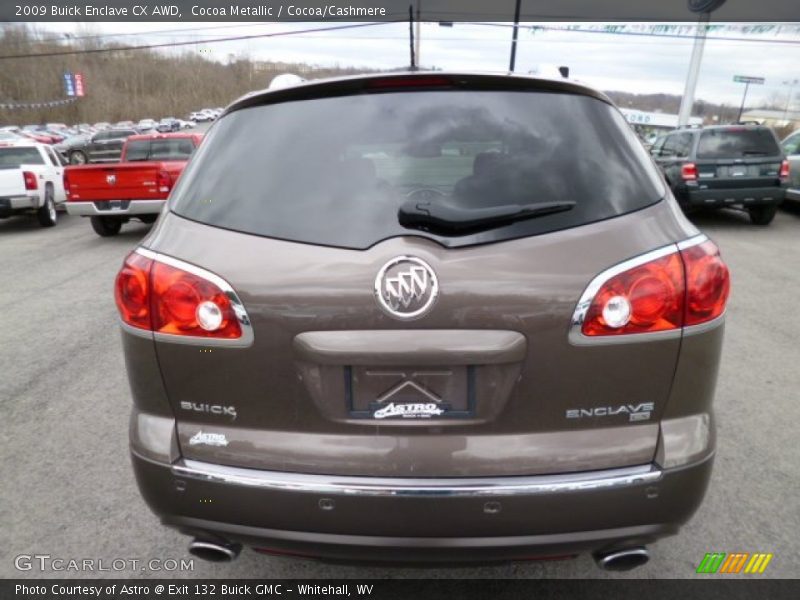 Cocoa Metallic / Cocoa/Cashmere 2009 Buick Enclave CX AWD