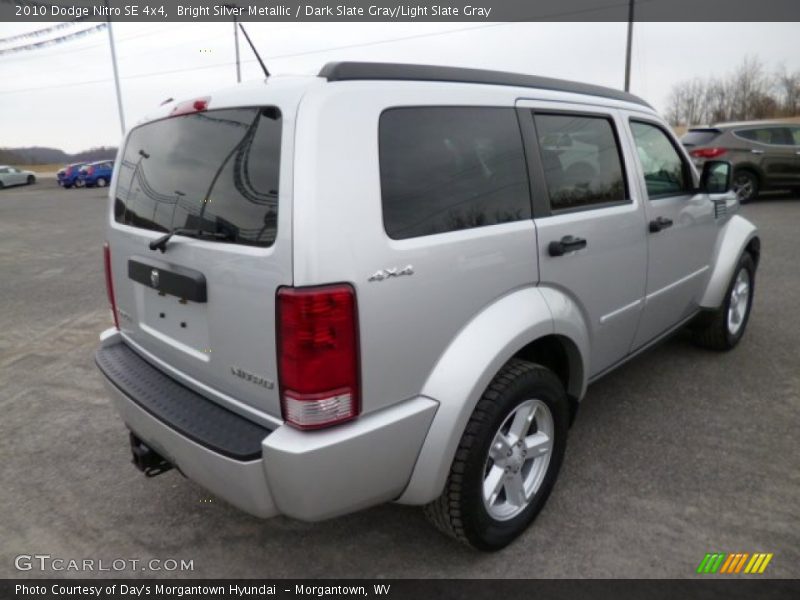 Bright Silver Metallic / Dark Slate Gray/Light Slate Gray 2010 Dodge Nitro SE 4x4