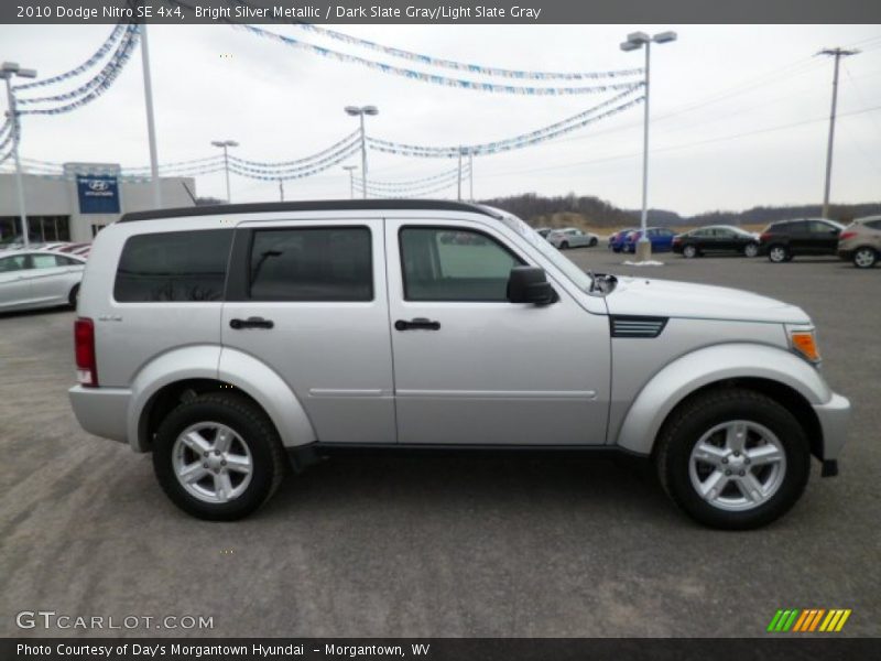 Bright Silver Metallic / Dark Slate Gray/Light Slate Gray 2010 Dodge Nitro SE 4x4