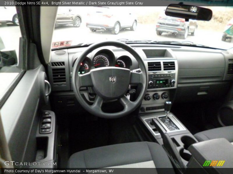 Bright Silver Metallic / Dark Slate Gray/Light Slate Gray 2010 Dodge Nitro SE 4x4