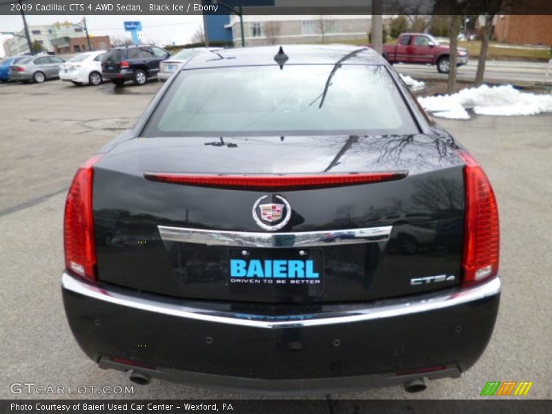 Black Ice / Ebony 2009 Cadillac CTS 4 AWD Sedan