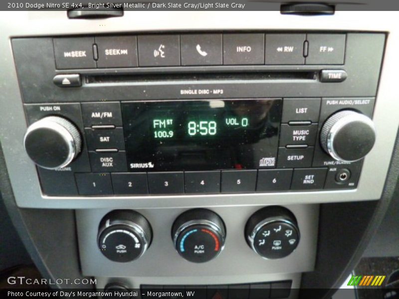 Audio System of 2010 Nitro SE 4x4
