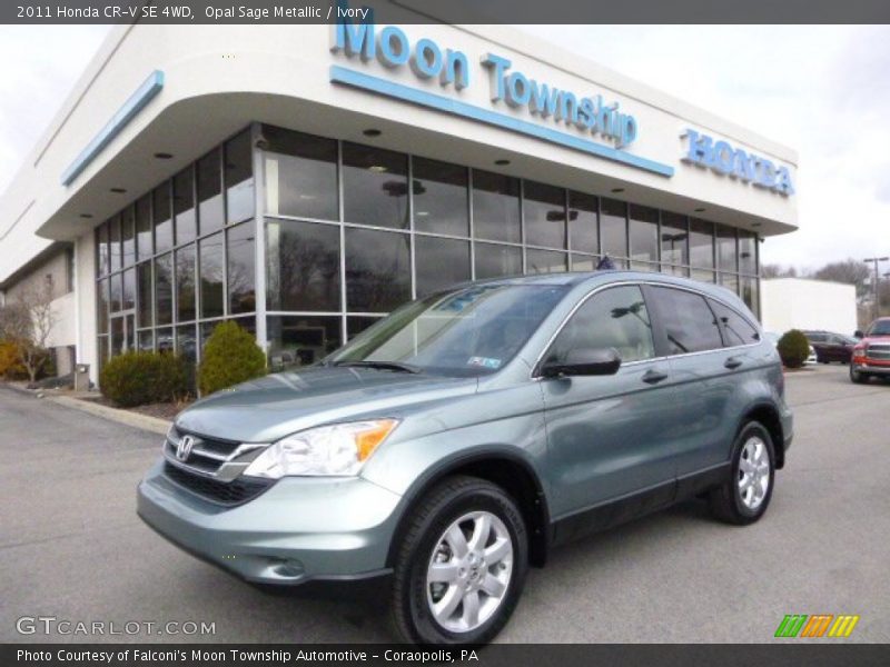 Opal Sage Metallic / Ivory 2011 Honda CR-V SE 4WD