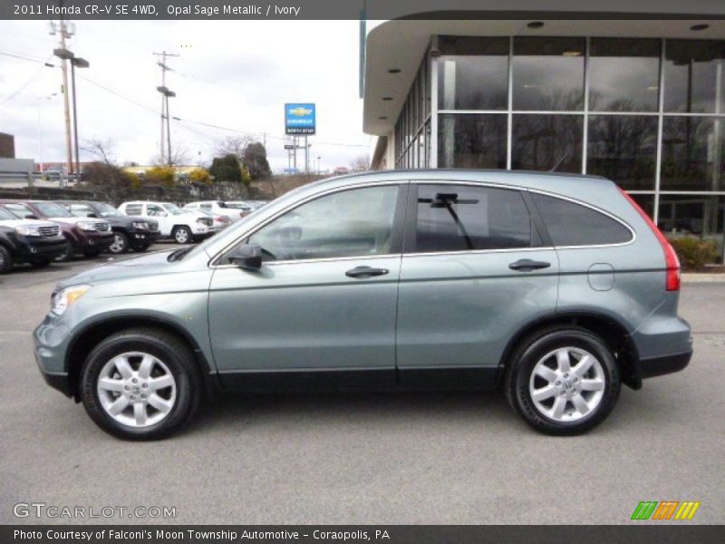 Opal Sage Metallic / Ivory 2011 Honda CR-V SE 4WD