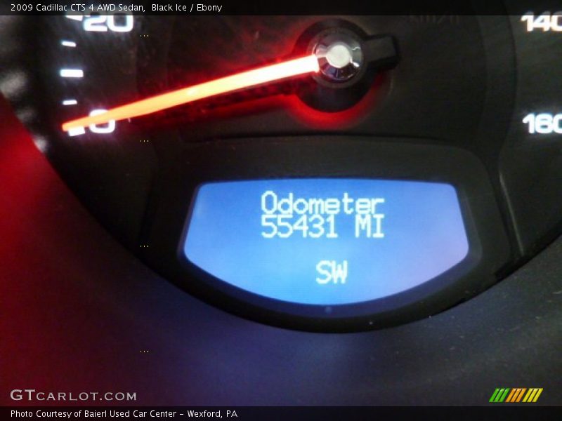 Black Ice / Ebony 2009 Cadillac CTS 4 AWD Sedan