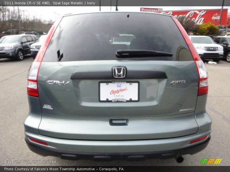 Opal Sage Metallic / Ivory 2011 Honda CR-V SE 4WD