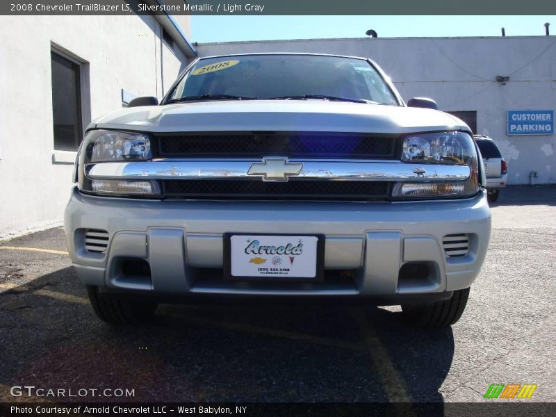 Silverstone Metallic / Light Gray 2008 Chevrolet TrailBlazer LS
