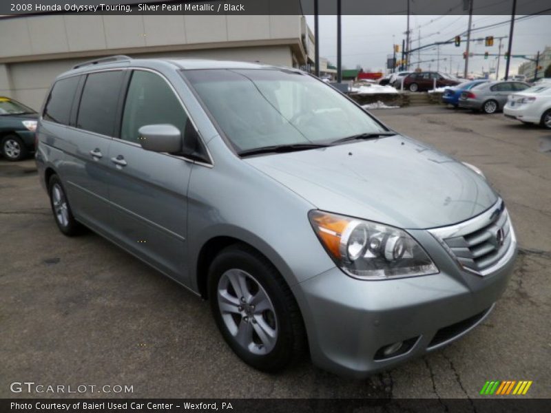 Silver Pearl Metallic / Black 2008 Honda Odyssey Touring