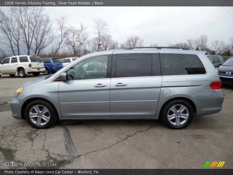 Silver Pearl Metallic / Black 2008 Honda Odyssey Touring
