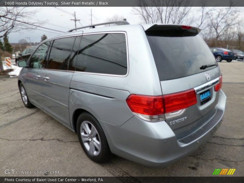 Silver Pearl Metallic / Black 2008 Honda Odyssey Touring