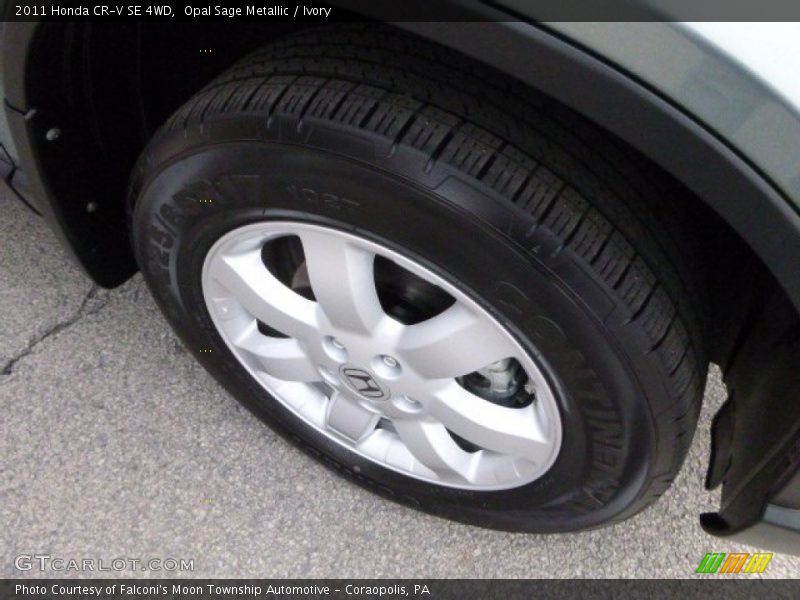 Opal Sage Metallic / Ivory 2011 Honda CR-V SE 4WD