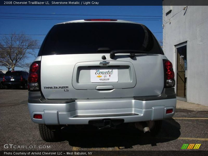 Silverstone Metallic / Light Gray 2008 Chevrolet TrailBlazer LS