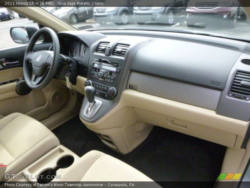 Opal Sage Metallic / Ivory 2011 Honda CR-V SE 4WD