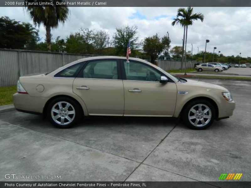 Dune Pearl Metallic / Camel 2008 Ford Taurus Limited