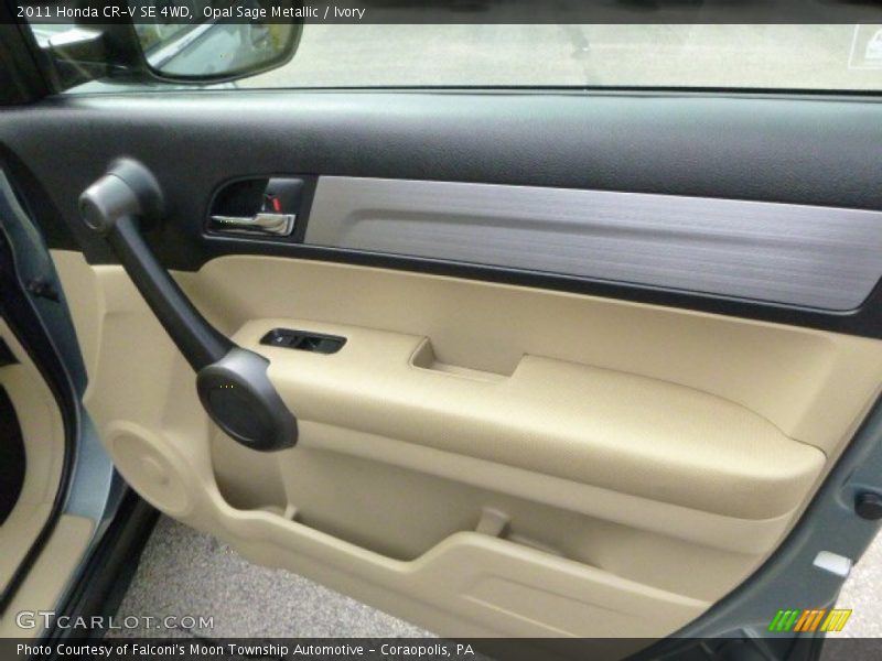 Opal Sage Metallic / Ivory 2011 Honda CR-V SE 4WD