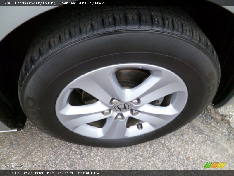 Silver Pearl Metallic / Black 2008 Honda Odyssey Touring
