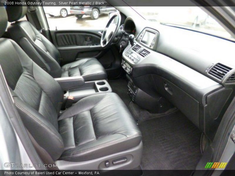 Silver Pearl Metallic / Black 2008 Honda Odyssey Touring