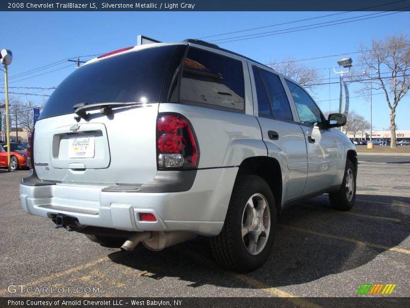Silverstone Metallic / Light Gray 2008 Chevrolet TrailBlazer LS