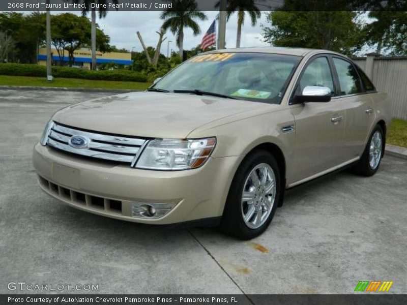 Dune Pearl Metallic / Camel 2008 Ford Taurus Limited