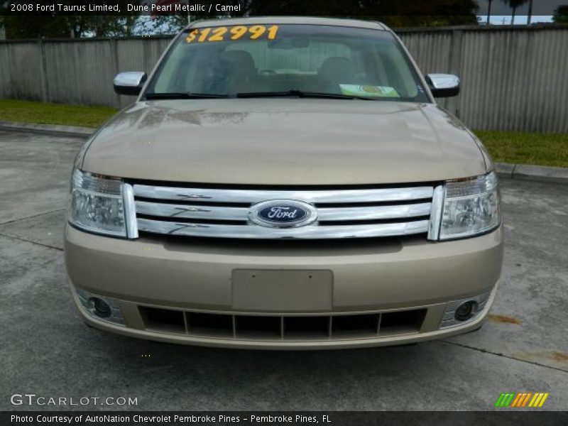 Dune Pearl Metallic / Camel 2008 Ford Taurus Limited