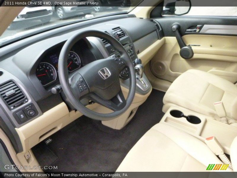 Opal Sage Metallic / Ivory 2011 Honda CR-V SE 4WD