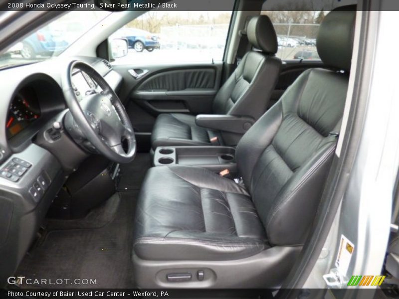 Silver Pearl Metallic / Black 2008 Honda Odyssey Touring