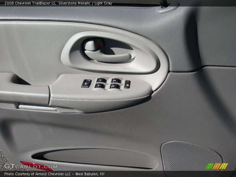 Silverstone Metallic / Light Gray 2008 Chevrolet TrailBlazer LS