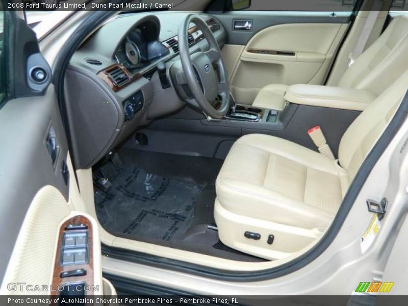  2008 Taurus Limited Camel Interior
