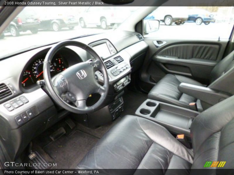 Silver Pearl Metallic / Black 2008 Honda Odyssey Touring